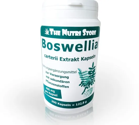 Boswellia Carterii 400 mg Extrakt 200 Vegetarische Kapseln