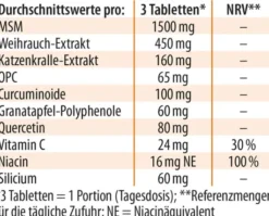 Boswellia Msm Forte Dr.Jacob s 90 Tabletten
