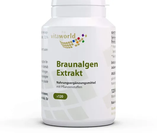 Braunalgen Ektrakt 500 mg 120 Kapseln