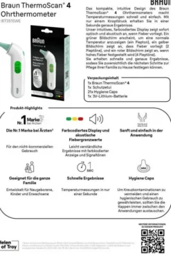 Braun Thermoscan 4 Ohrthermometer 1 Stück