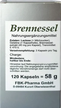 Brennessel 120 Kapseln