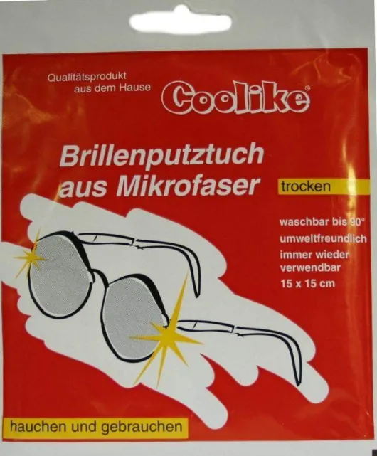 Brillenputztücher Microfaser 1 Tuch