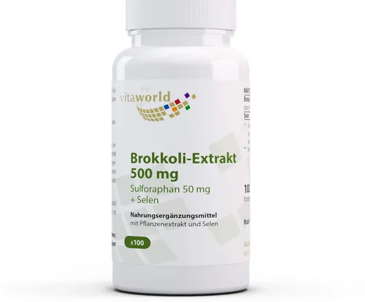 Brokkoli 500 mg Sulforaphan 50 mg + Selen 100 Tabletten