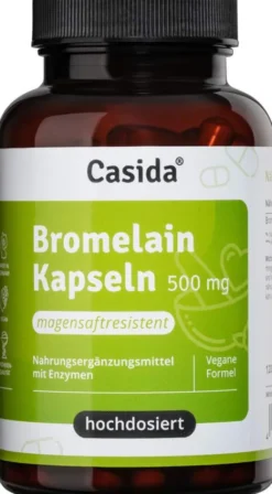 Bromelain 500 mg Hochdosiert Magensaftresist.Kaps.120 Stk