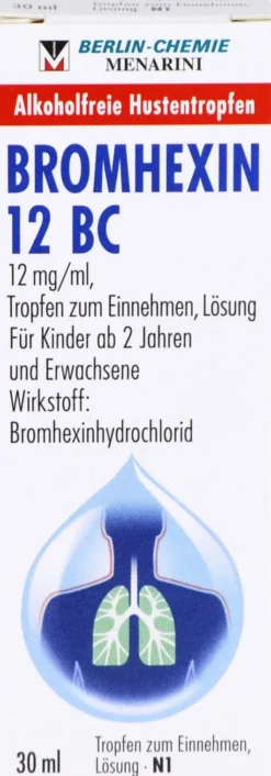 Bromhexin 12 Bc Tropfen zum Einnehmen 30 ml