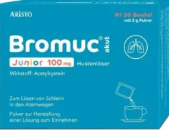 Bromuc Akut Junior 100 mg Hustenlöser 20 Brausetabletten