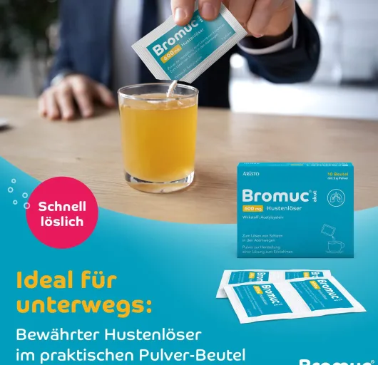Bromuc Akut 600 mg Hustenlöser 10 Beutel