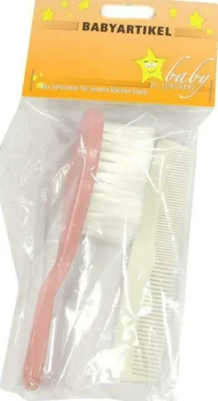 Bürste Baby Kunststoff Nylon Kamm Rosa 1 Set
