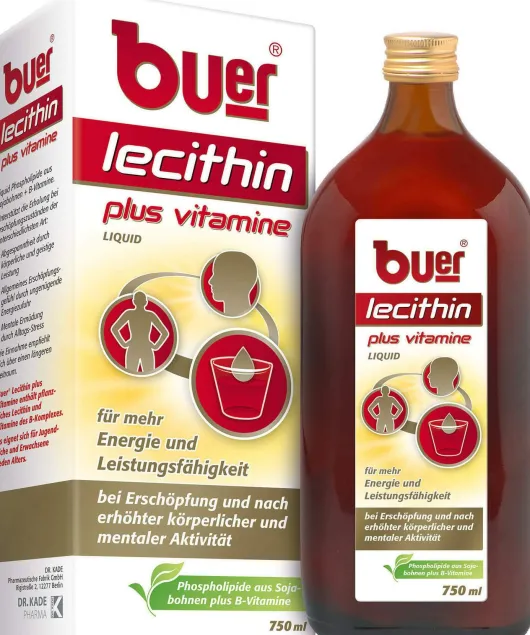 Buer Lecithin Plus Vitamine 750 ml Flüssig