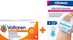 Bundle Voltaren dolo 25 mg 20 Tabletten + Kühlkompresse 1 Stück