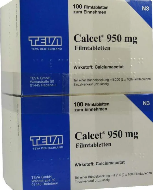 Calcet 950 mg 200 Filmtabletten