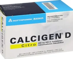 Calcigen D Citro 600 mg und 400 I.E. 100 Kautabletten