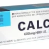 Calcigen D 600 mg und 400 I.E. Brausetabletten 20 Stück