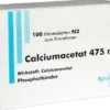 Calciumacetat 475 mg Filmtabletten 100 Filmtabletten