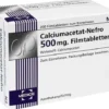 Calciumacetat Nefro 500 mg 200 Filmtabletten