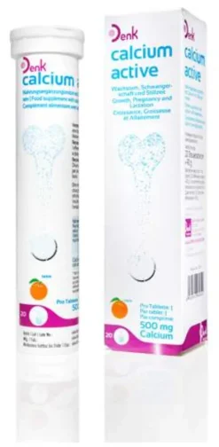 Calcium Active Denk 500 mg Brausetablett