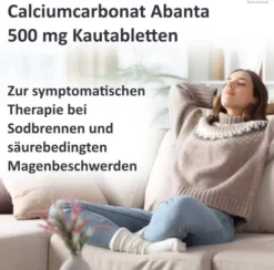 Calciumcarbonat Abanta 500 mg 100 Kautabletten