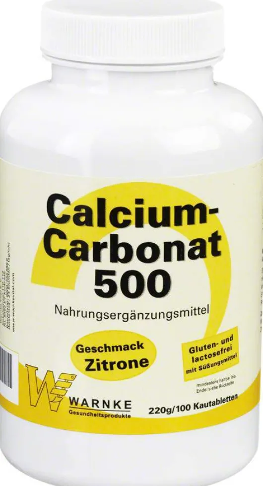 Calciumcarbonat 500 Kautabletten Zitrone