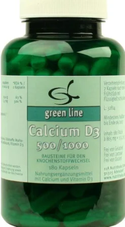 Calcium D3 500-1.000 Kapseln 180 Kapseln