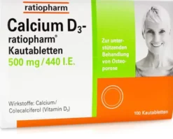 Calcium D3 Ratiopharm 100 Kautabletten