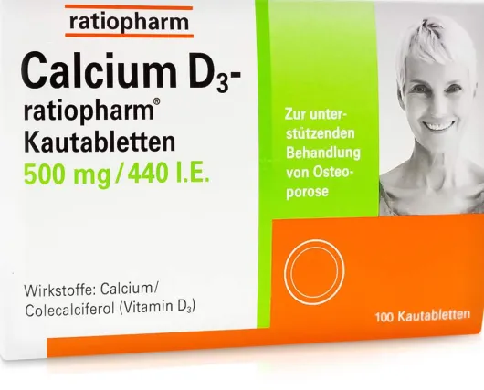 Calcium D3 Ratiopharm 100 Kautabletten
