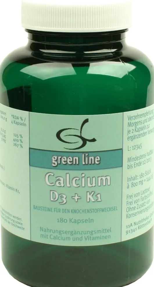 Calcium D3 und K1 180 Kapseln