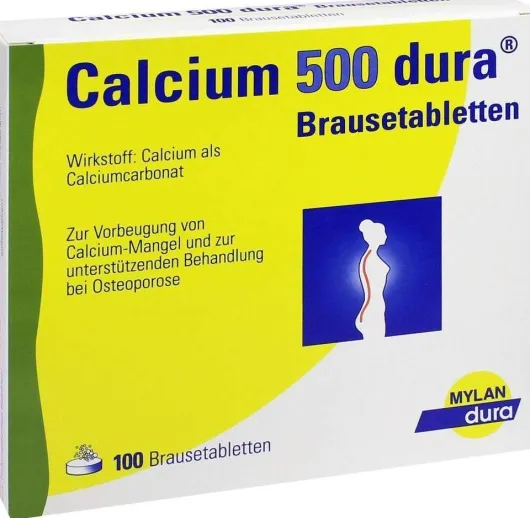 Calcium 500 Dura 100 Brausetabletten