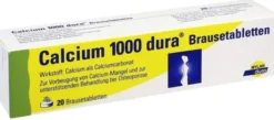 Calcium 1000 Dura Brausetabletten 20 Brausetabletten