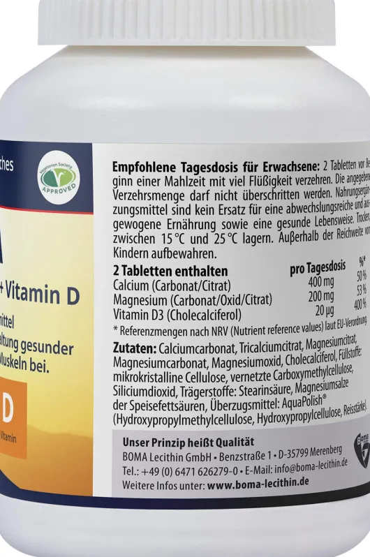 Calcium Magnesium Vitamin D 120 Tabletten