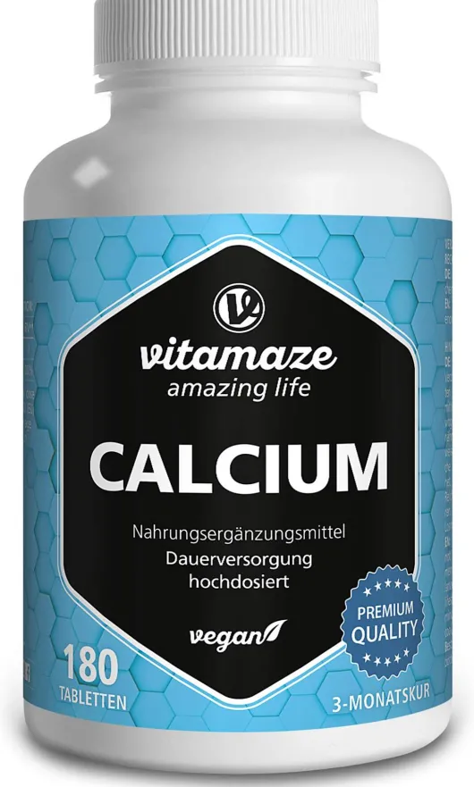 Calcium 400 mg Vegan 180 Tabletten