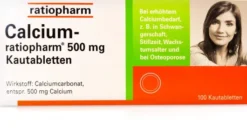 Calcium Ratiopharm 500 mg Kautabletten 100 Kautabletten