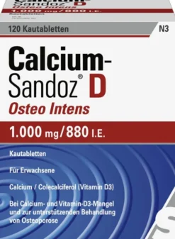 Calcium Sandoz D Osteo Intens 120 Kautabletten
