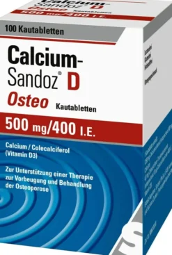 Calcium Sandoz D Osteo 100 Kautabletten