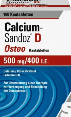 Calcium Sandoz D Osteo 100 Kautabletten