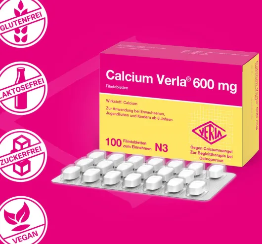 Calcium Verla 600 mg 100 Filmtabletten