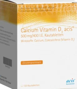 Calcium Vitamin D3 Acis 500 mg und 400 I.E. 120 Kautabletten