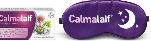 Calmalaif 40 überzogene Tabletten + gratis Schlafmaske