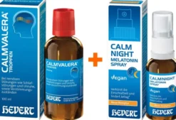 Calmvalera Tropfen 100 ml + Calmnight Melatonin Spray 30 ml