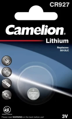 Camelion Lithium Knopfzelle CR927 3V 1 Stück