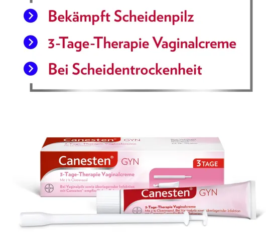 Canesten Gyn 3-Tage-Therapie Vaginalcreme 20 g Creme