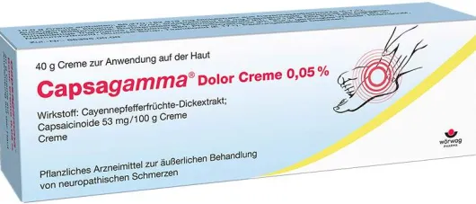 Capsagamma Dolor 40 G Creme 0,05%