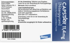 Capstar 11,4 mg für Katzen und kleine Hunde 6 Tabletten