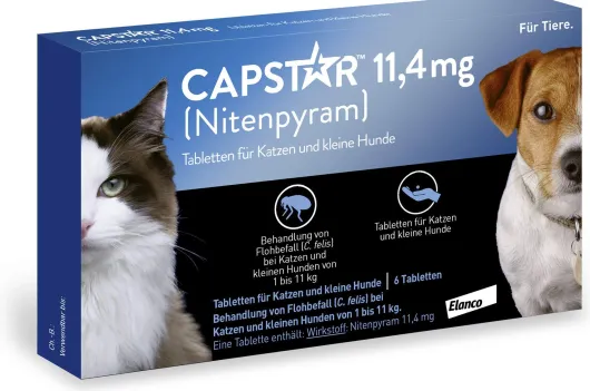 Capstar 11,4 mg für Katzen und kleine Hunde 6 Tabletten