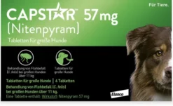 Capstar 57 mg Tabletten für große Hunde 6 Tabletten