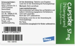 Capstar 57 mg Tabletten für große Hunde 6 Tabletten