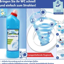 Captain Clean WC Zauber Gel mit Alpenduft 750 ml