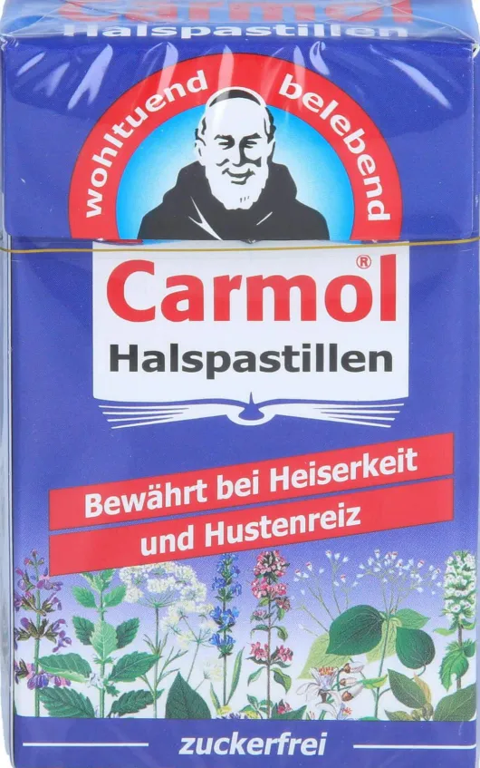 Carmol Halspastillen 45 G