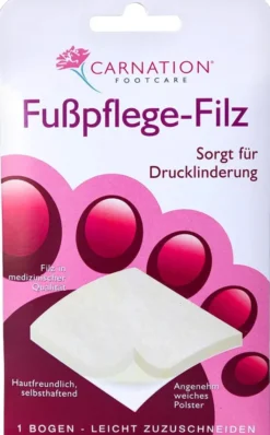 Carnation Fußpflege-Filz 1 Stück