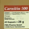 Carnitin 500 Kapseln 45 Stück