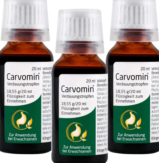Carvomin Verdauungstropfen 3 x 20 ml